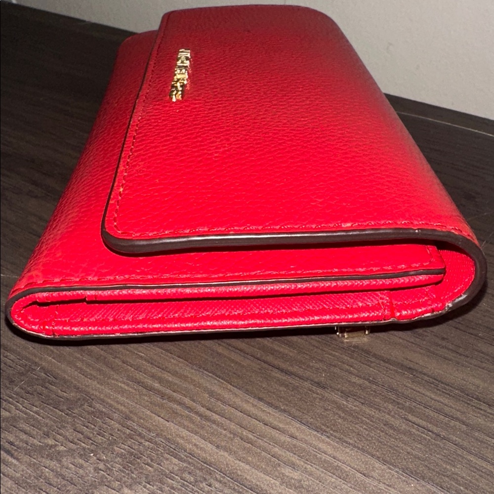 Michael Kors Vibrant Red Wallet - Picture 5 of 6